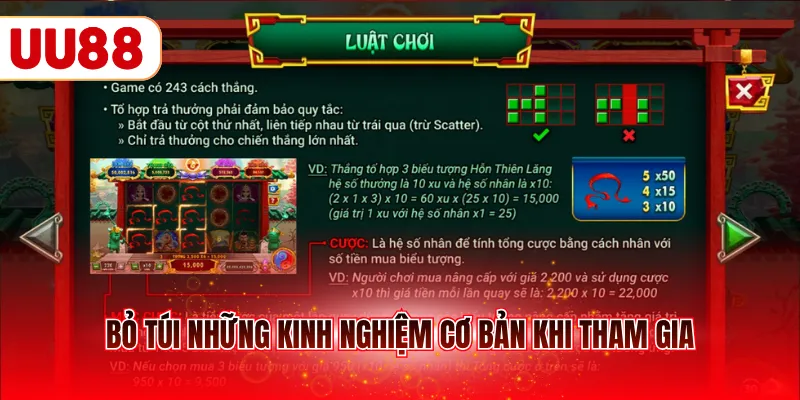 Bỏ túi những kinh nghiệm cơ bản khi tham gia