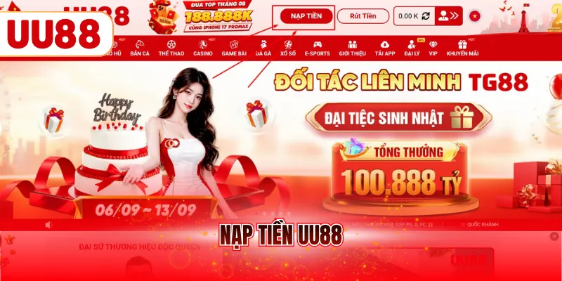 Nạp tiền UU88