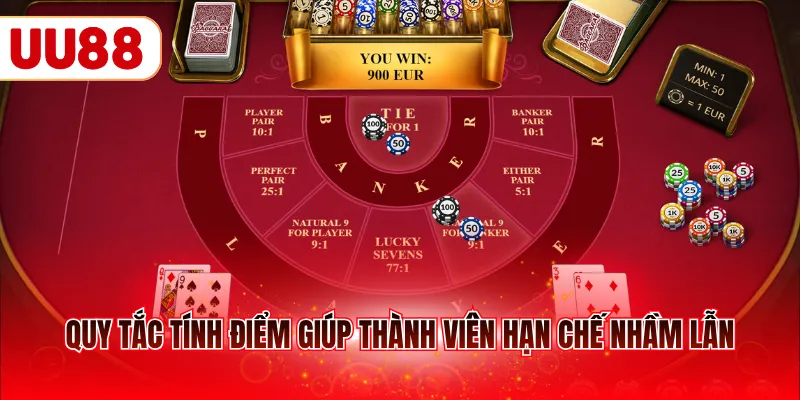Quy tắc tính điểm giúp thành viên hạn chế nhầm lẫn