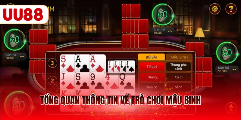 Tổng quan thông tin về trò chơi Mậu Binh